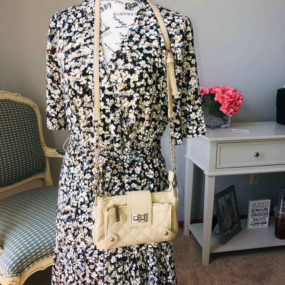 Chicos midi wrap dress Size 1